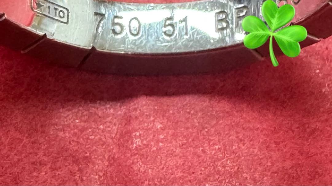 Cartier リング ♯51 ホワイトゴールド