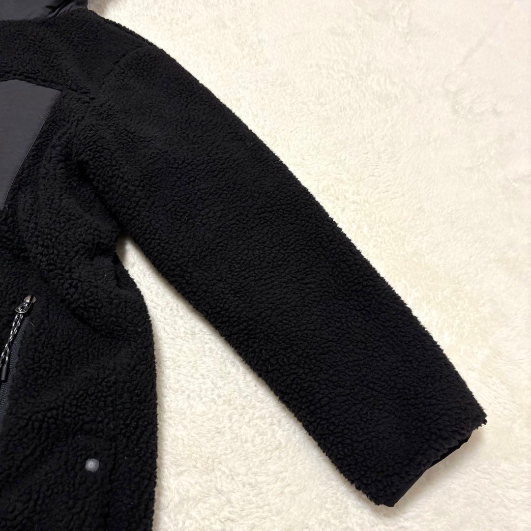 【SHIPS別注】 TAION ボア×ダウン リバーシブルコート 38 ブラック