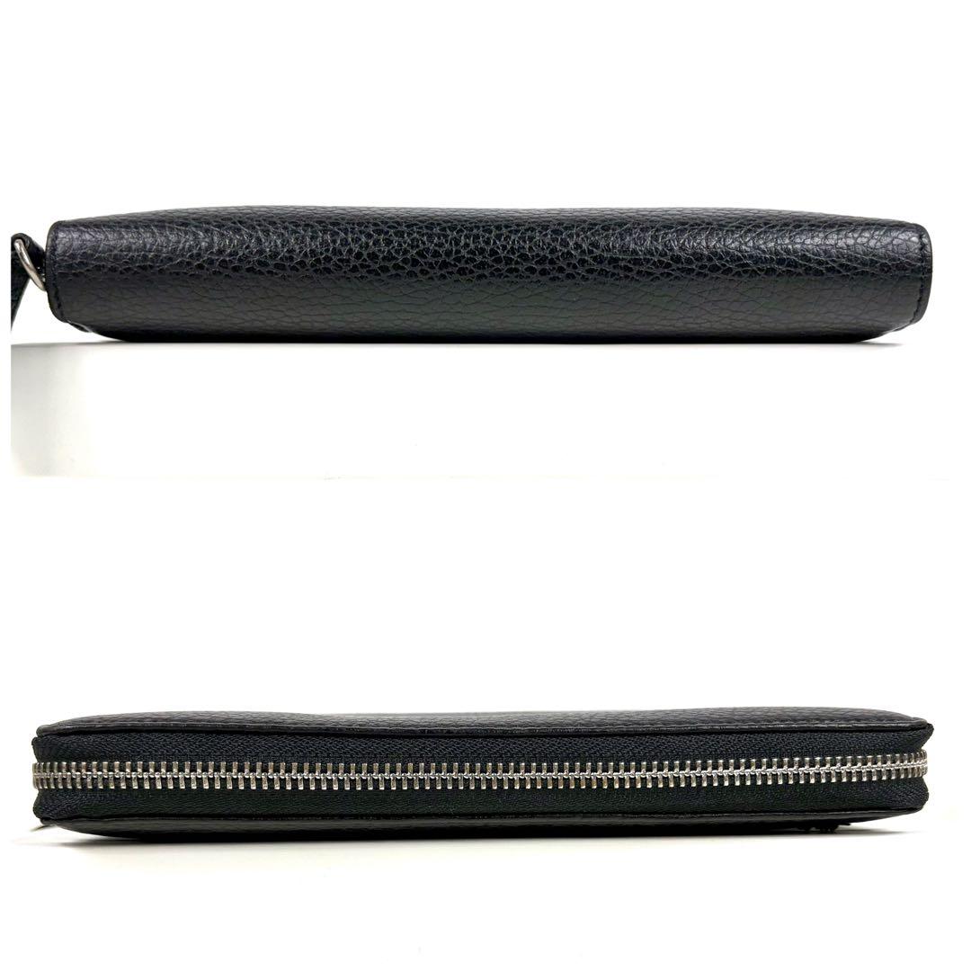 極美品✨ヴィヴィアンウエストウッド 長財布 ラウンドジップ 黒 大容量 レザー