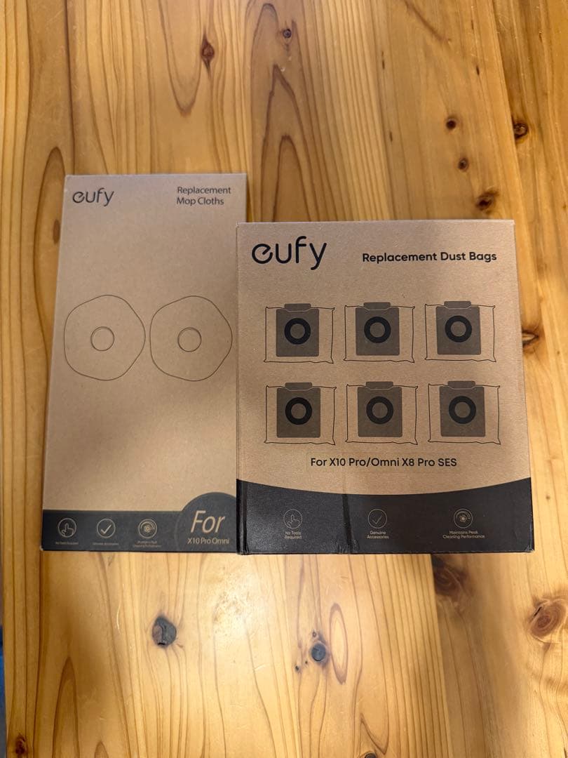 Eufy X10 Pro Omniロボット掃除機 新品モップ　ダストパック付