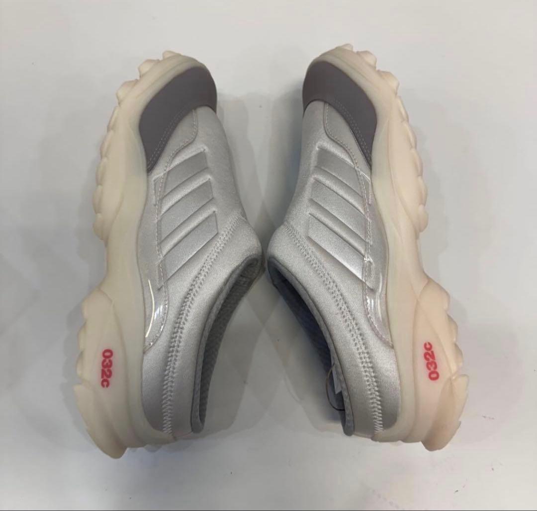 【新品未使用】adidas032CアディダスGSGミュールデッドストックシルバー