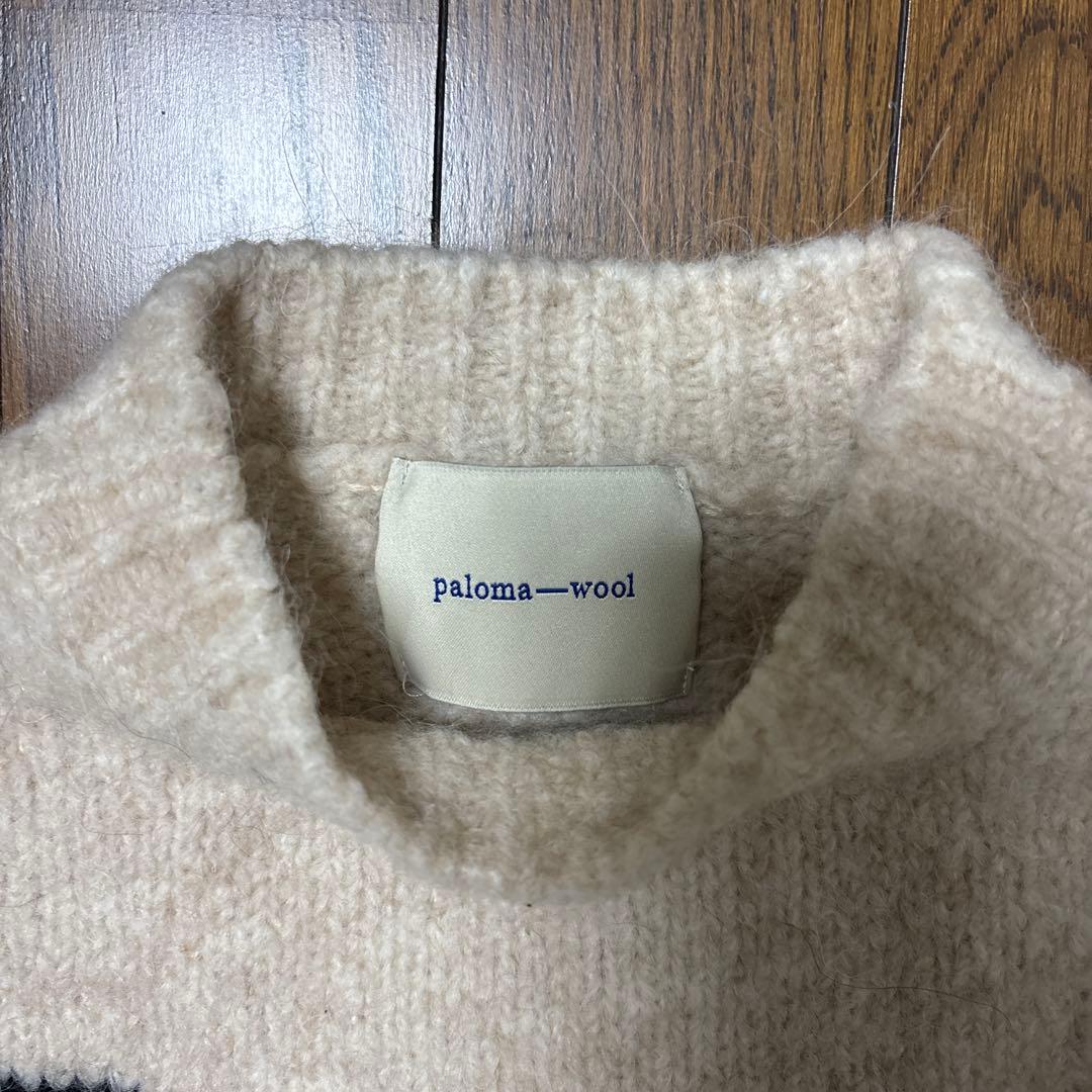 paloma-wool 顔デザイン ニットセーター