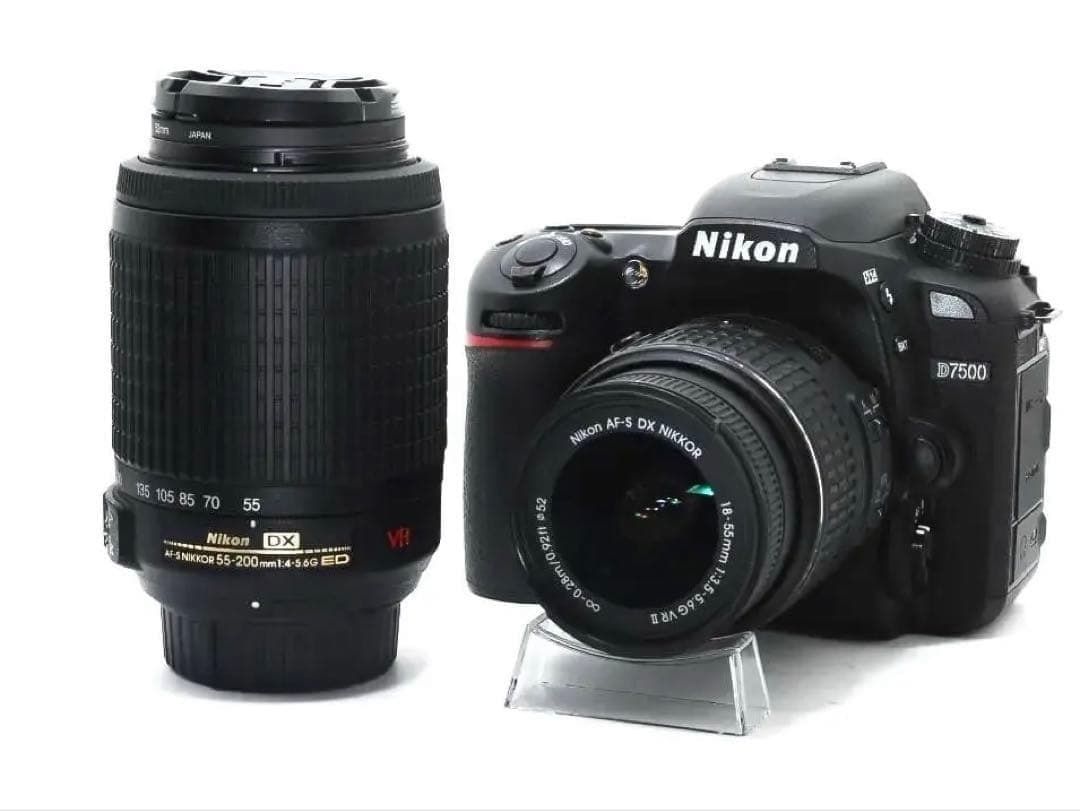 Nikon D7500 ダブルレンズ 極上美品☘️家族写真に　超高性能 高画質