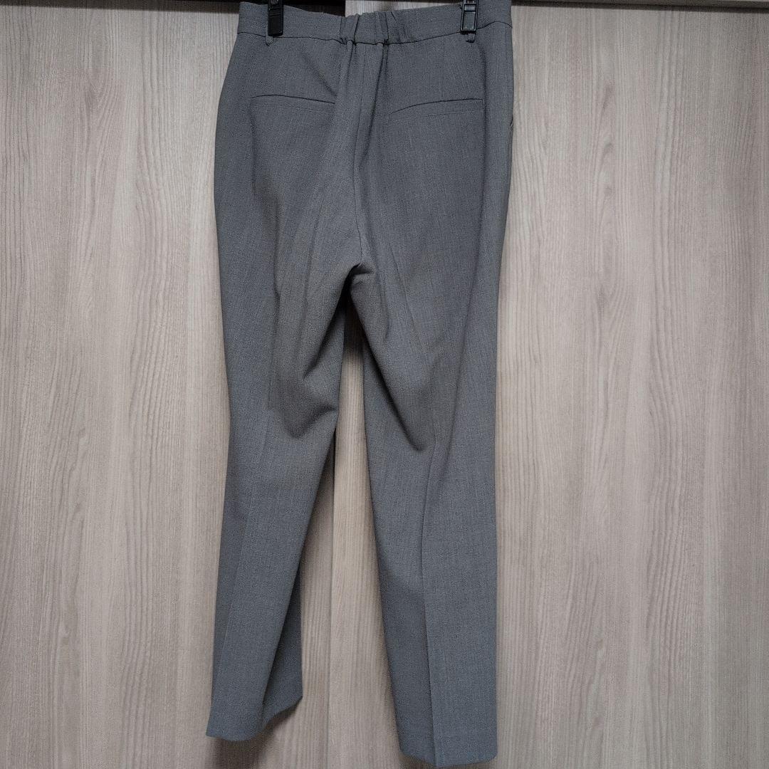 グレー ダブルブレスト パンツスーツ上下　soeju