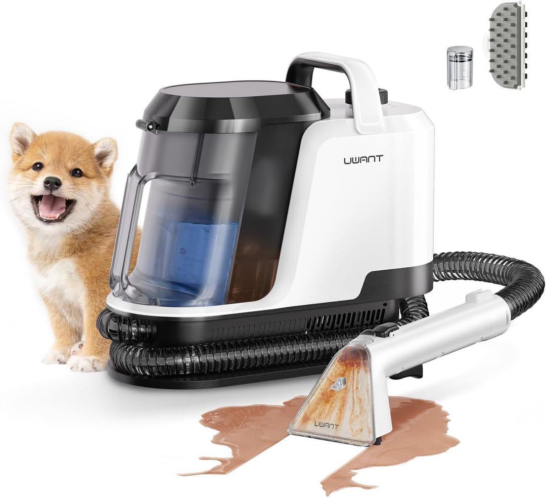 uwant カーペットクリーナー汚れを浮かせて強力吸引 2400ml