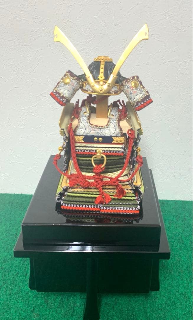 コンパクト　久月　萌黄裾濃威　1／6号　五月人形　卓上　ミニ　五月人形