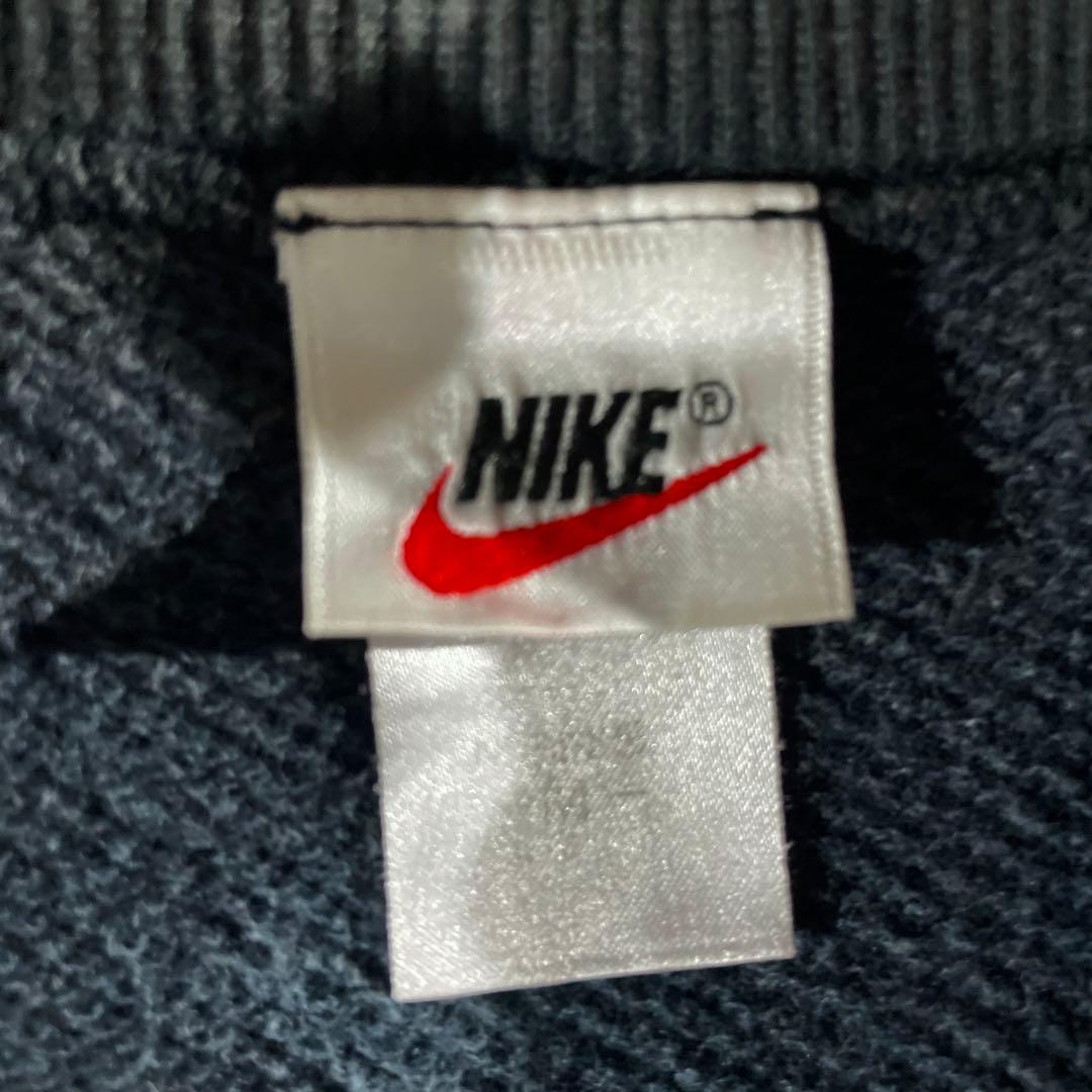 ユ*ウ様 NIKE ナイキ 90's ワッペンロゴ スウェット トレーナー ブラ