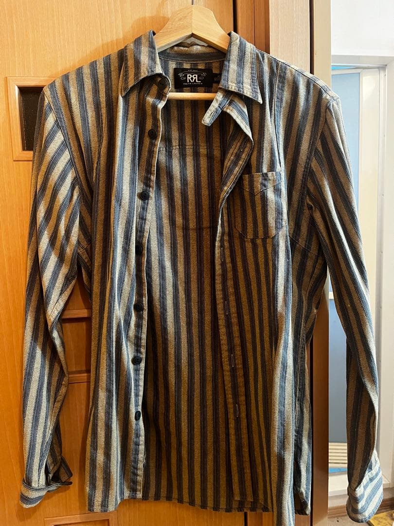 RRL ストライプシャツ XS 美品 ダブルアールエル