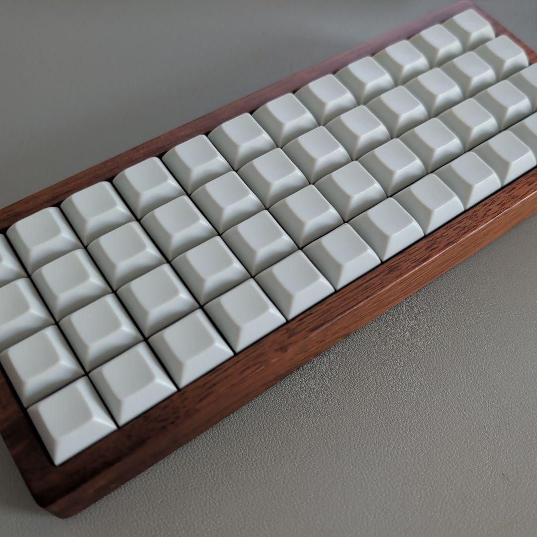 YMDK Air40 木製フレーム メカニカルキーボード オーソリニア 48キー