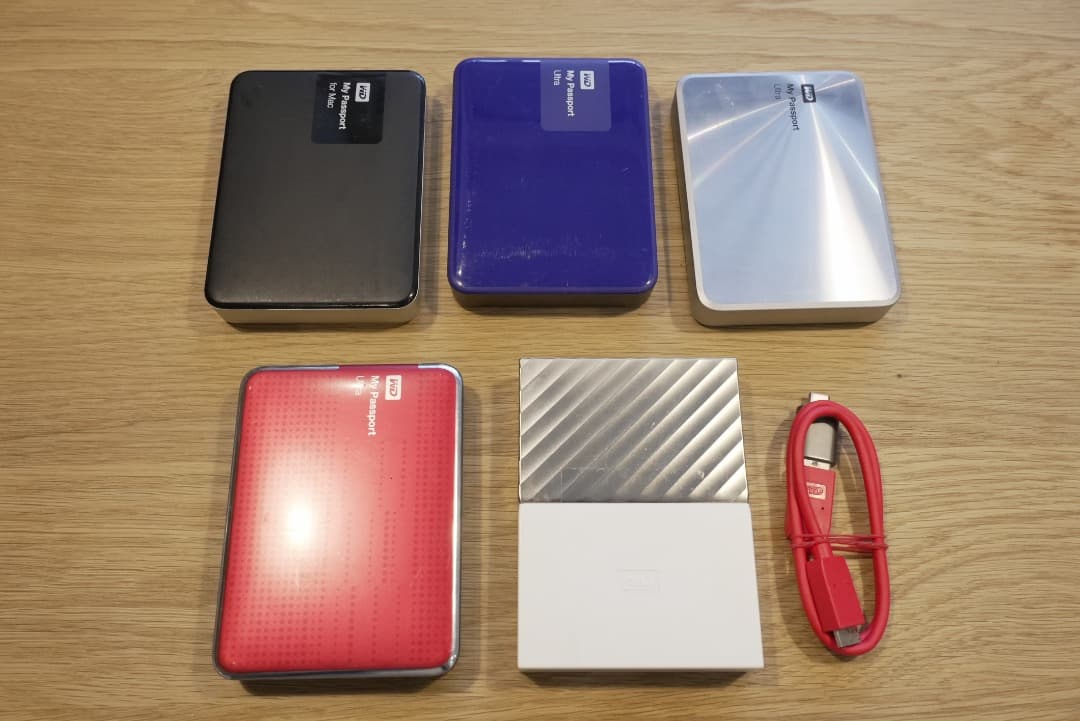 ウェスタンデジタル✨外付けハードディスク ５台セット