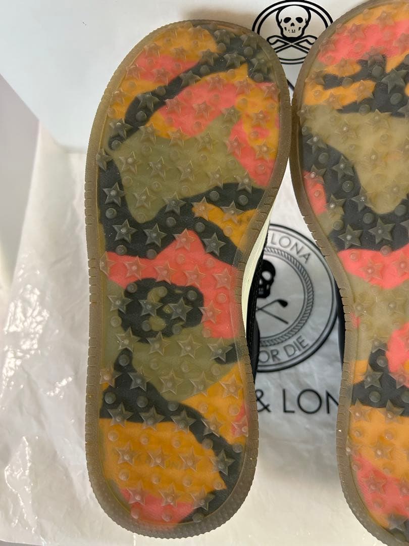 マークアンドロナ　MARK & LONA ゴルフシューズ　クロコダイル押し型