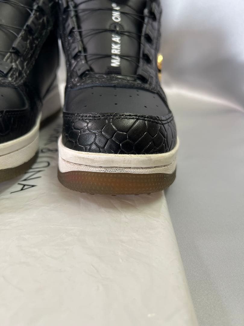 マークアンドロナ　MARK & LONA ゴルフシューズ　クロコダイル押し型