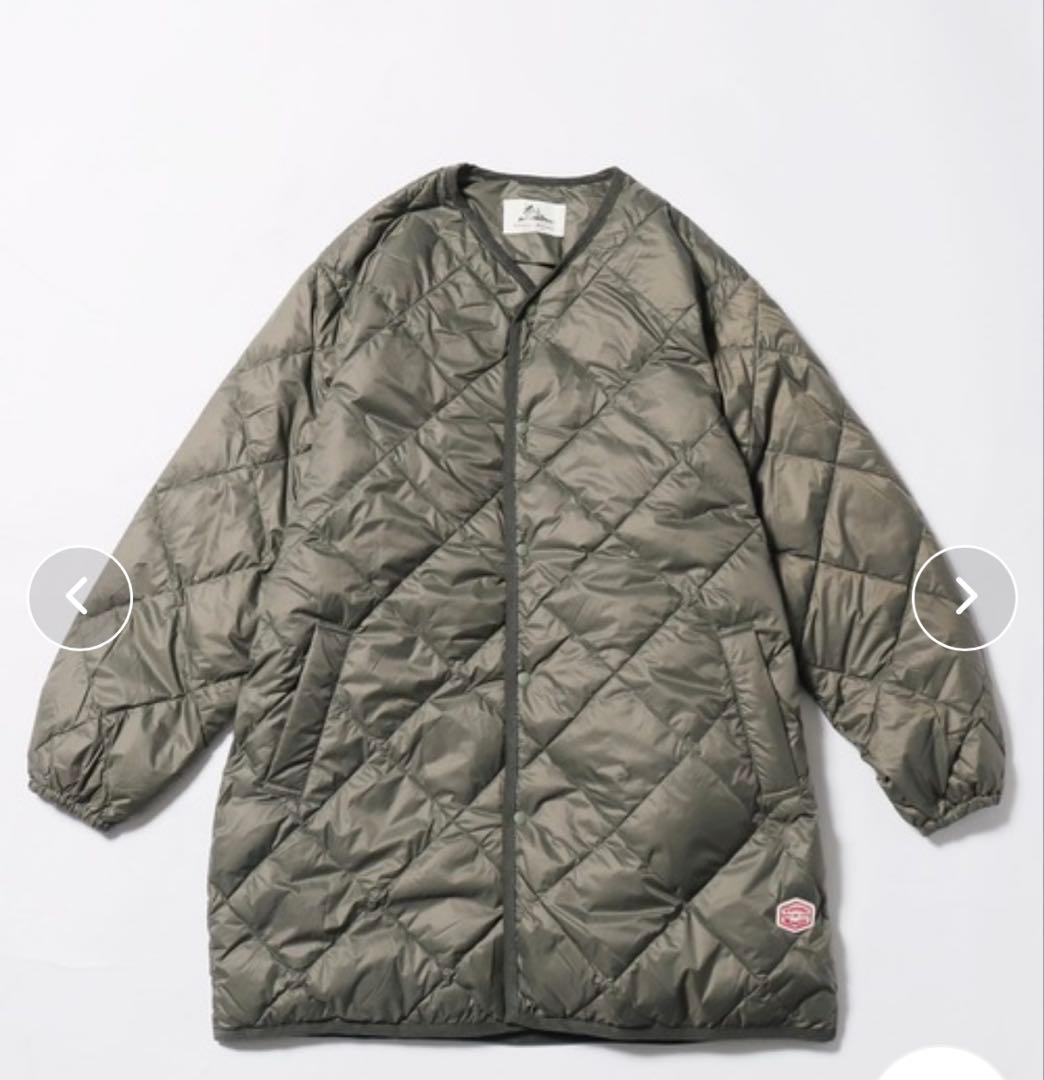 極美品 バンソンエミレイユ 洗える キルティング ダウンコート 3８　ゆったり