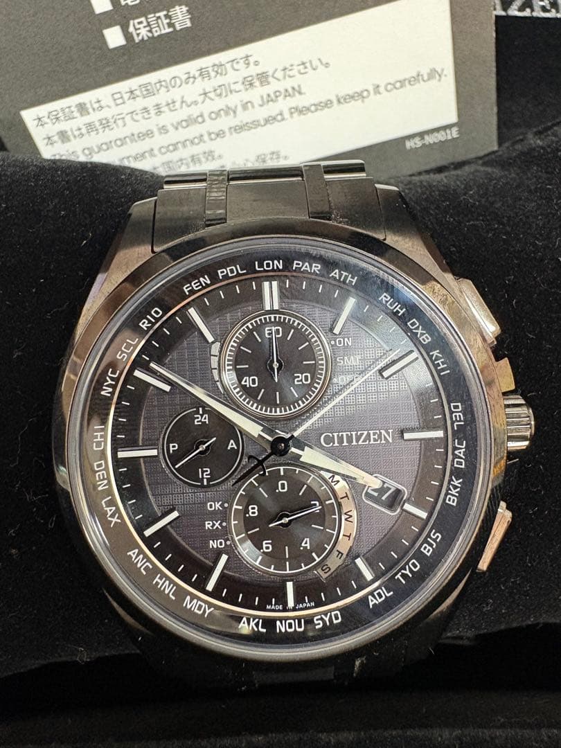 CITIZEN アテッサ AT8044-56E ブラックi