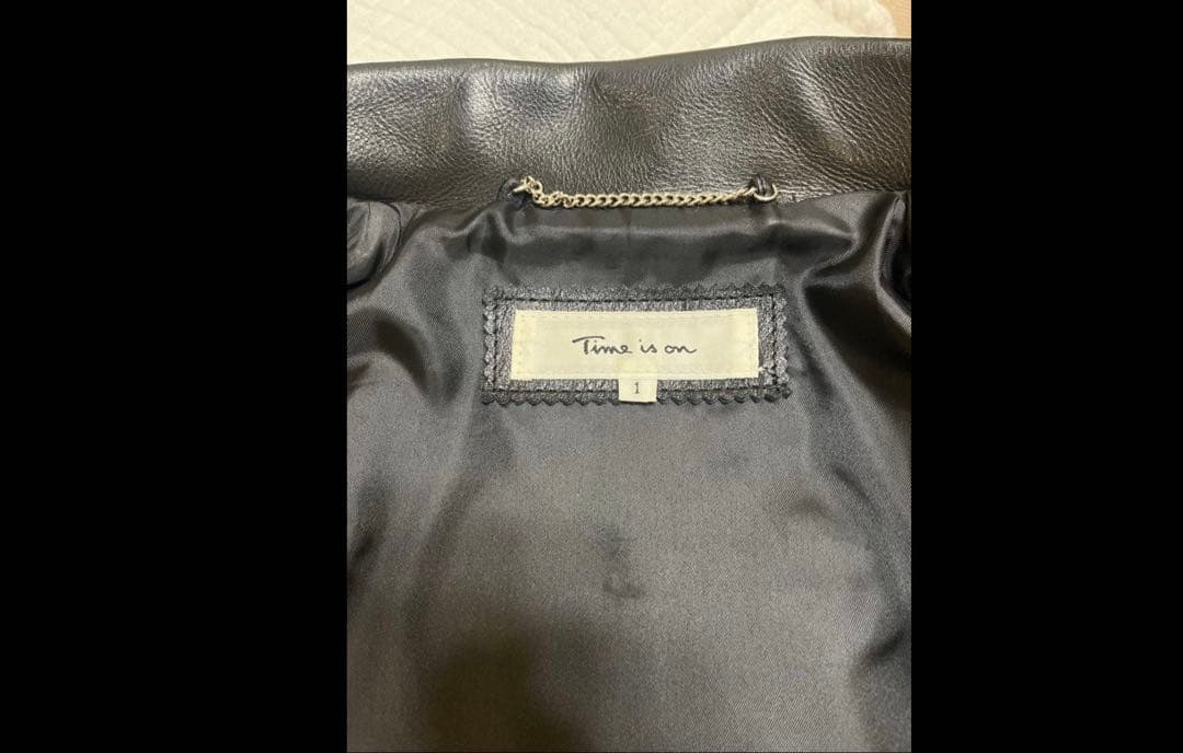Time is on ZIAS LEATHER JACKET タイムイズオン
