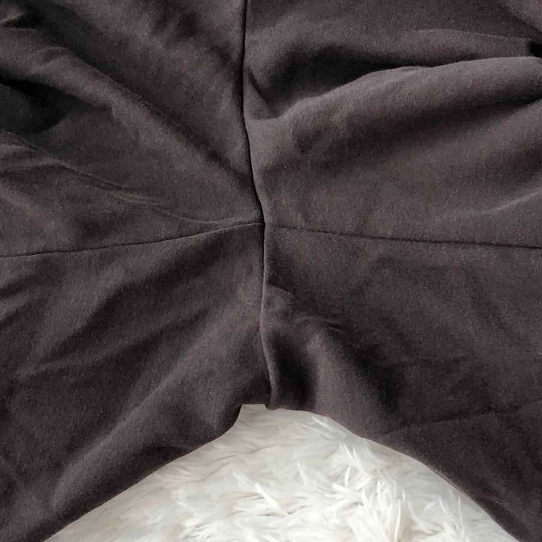 ヨーガンレール バルーンパンツ 伸縮 総ゴム チャコール 綿100 L ポケット