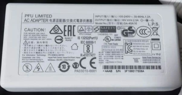 スキャナー 富士通 ScanSnap iX1500 白 スキャン数7,273枚