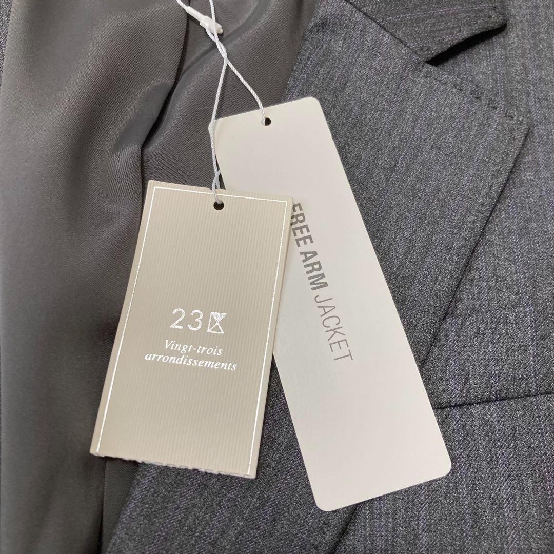 23区♡新品タグ付き　スーツ　ストライプ　パンツ　大きいサイズ