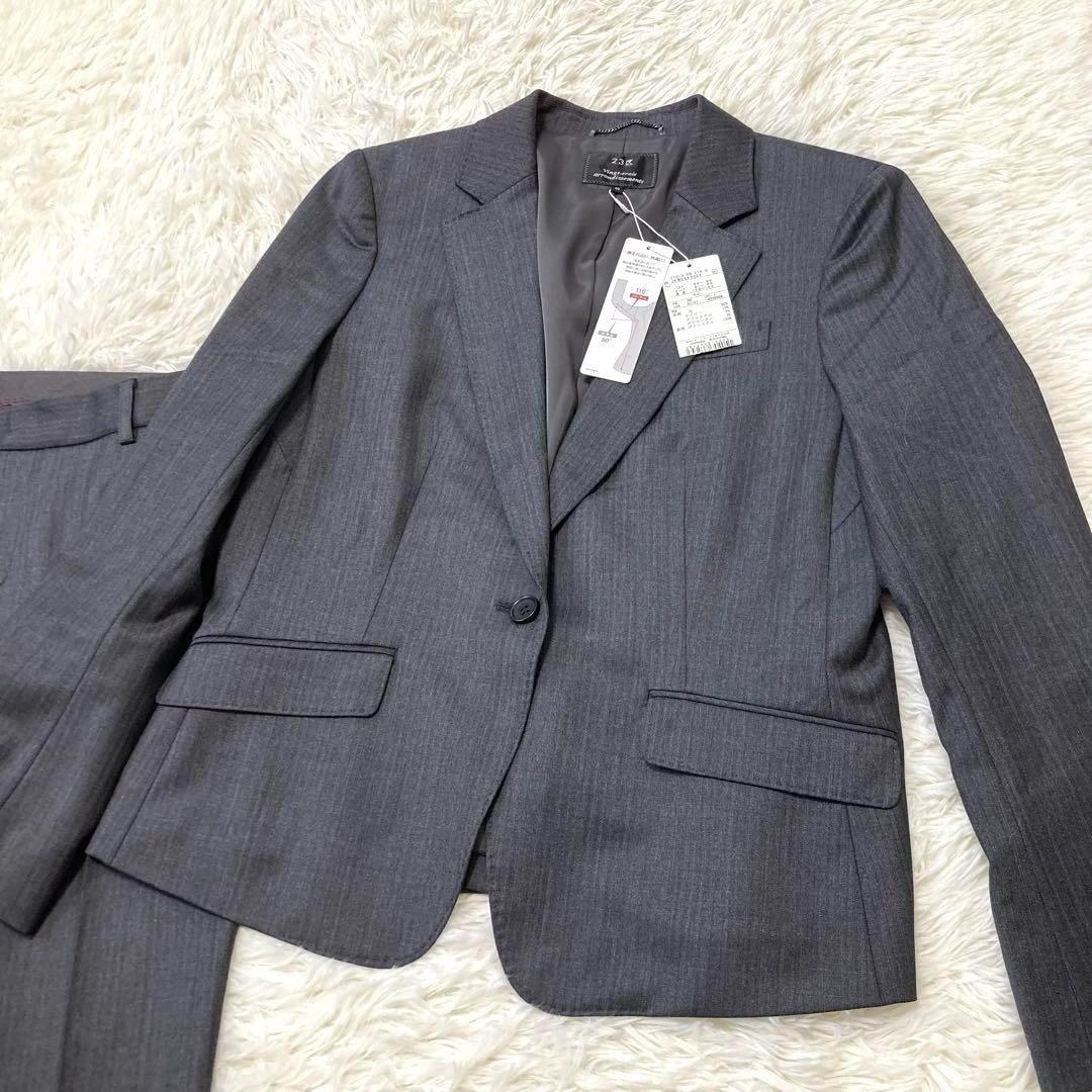 23区♡新品タグ付き　スーツ　ストライプ　パンツ　大きいサイズ