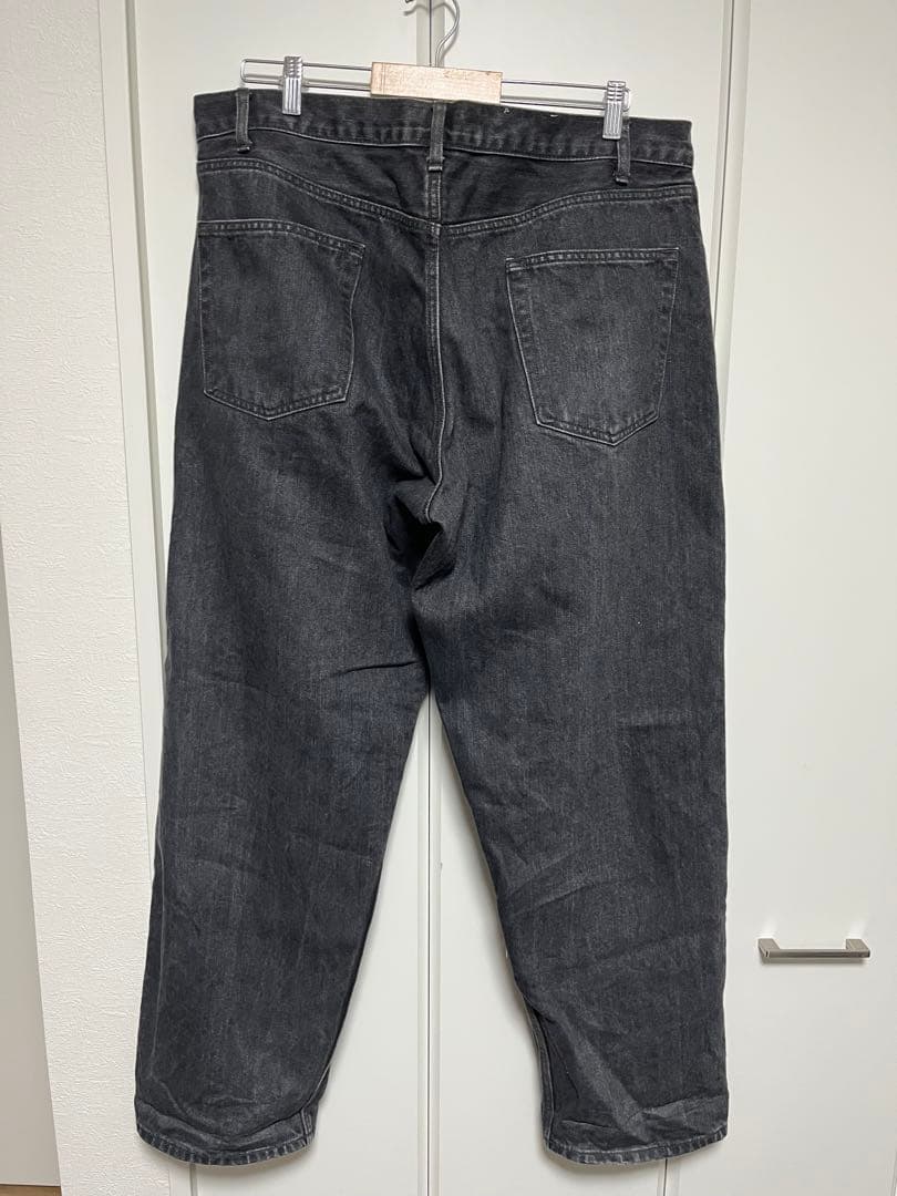 シオタ　バギーパンツ　ブラック　35