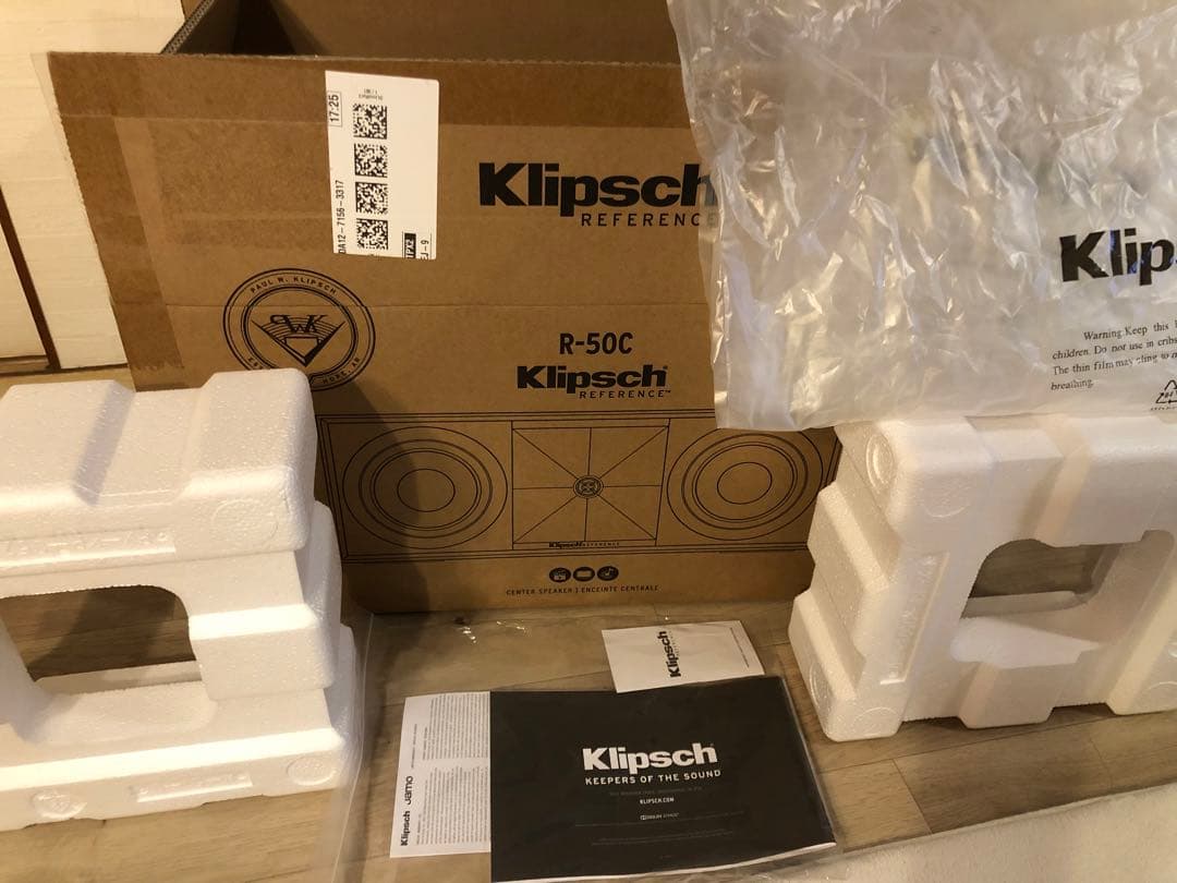 Klipsch Reference R-50C センタースピーカー ブラック