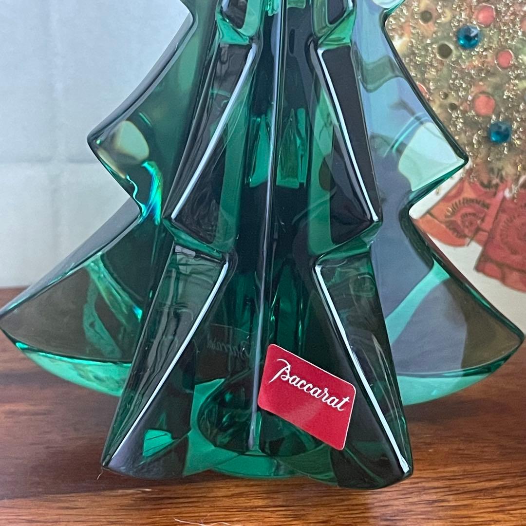 Baccarat　バカラ　ノエル　 クリスマスツリー　グリーン
