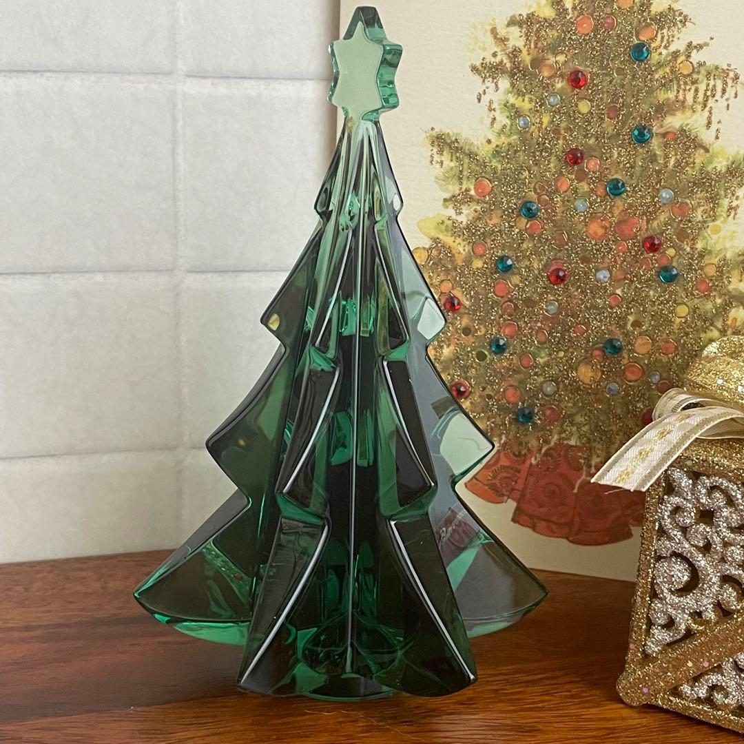 Baccarat　バカラ　ノエル　 クリスマスツリー　グリーン