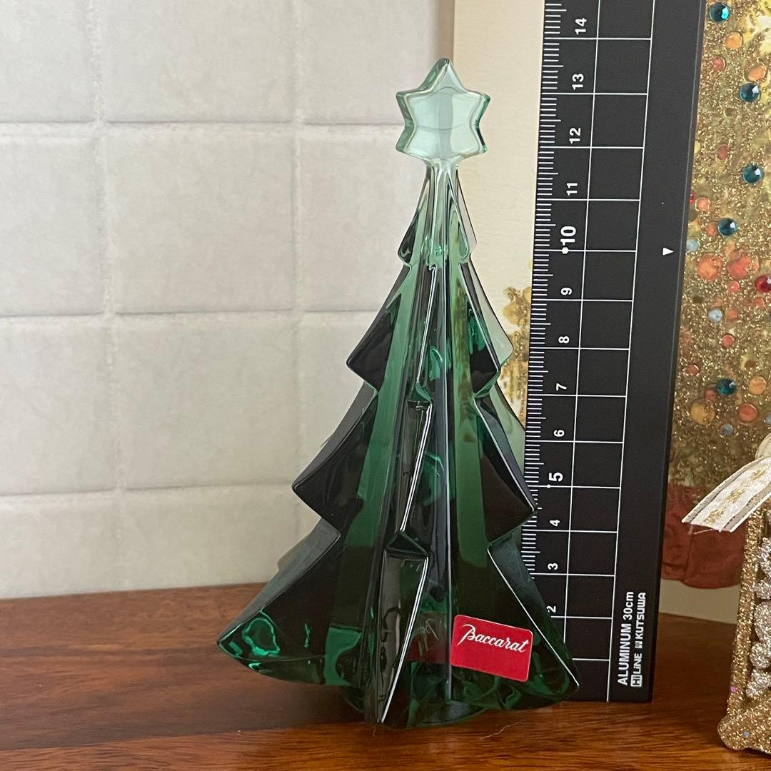 Baccarat　バカラ　ノエル　 クリスマスツリー　グリーン