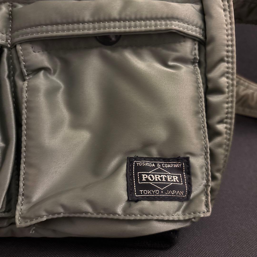 PORTER タンカーショルダーバッグ グリーン