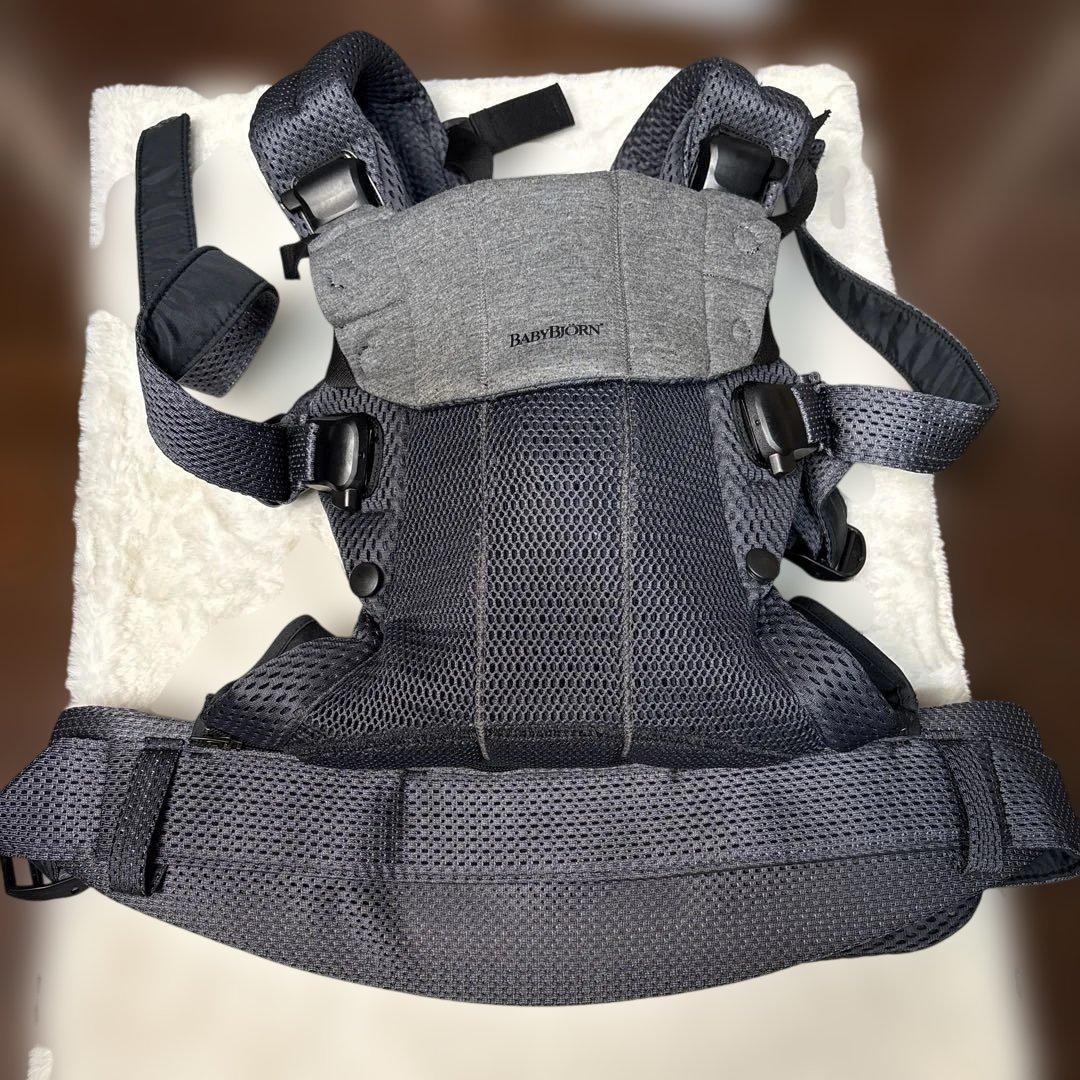 【美品】BABY BJORNハーモニー ベビーキャリア アンスラサイト
