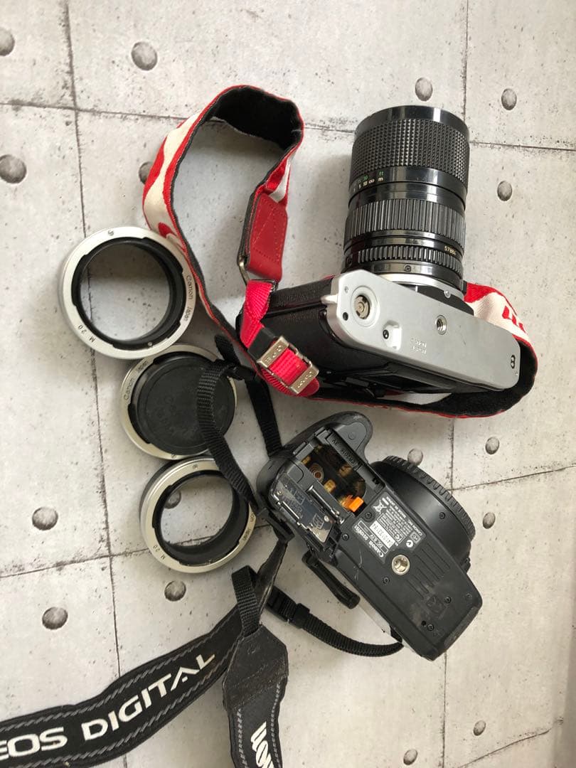 Canon AE-1 & Kiss Digital X ボディジャンク(L128