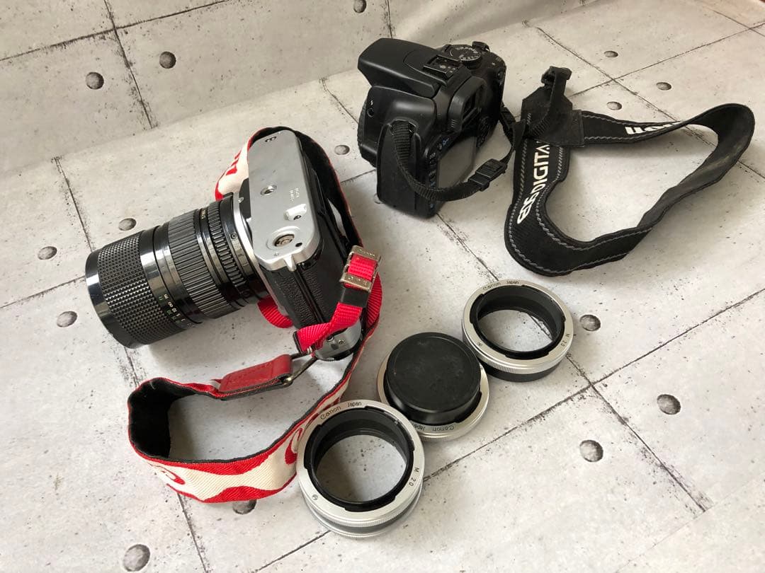 Canon AE-1 & Kiss Digital X ボディジャンク(L128