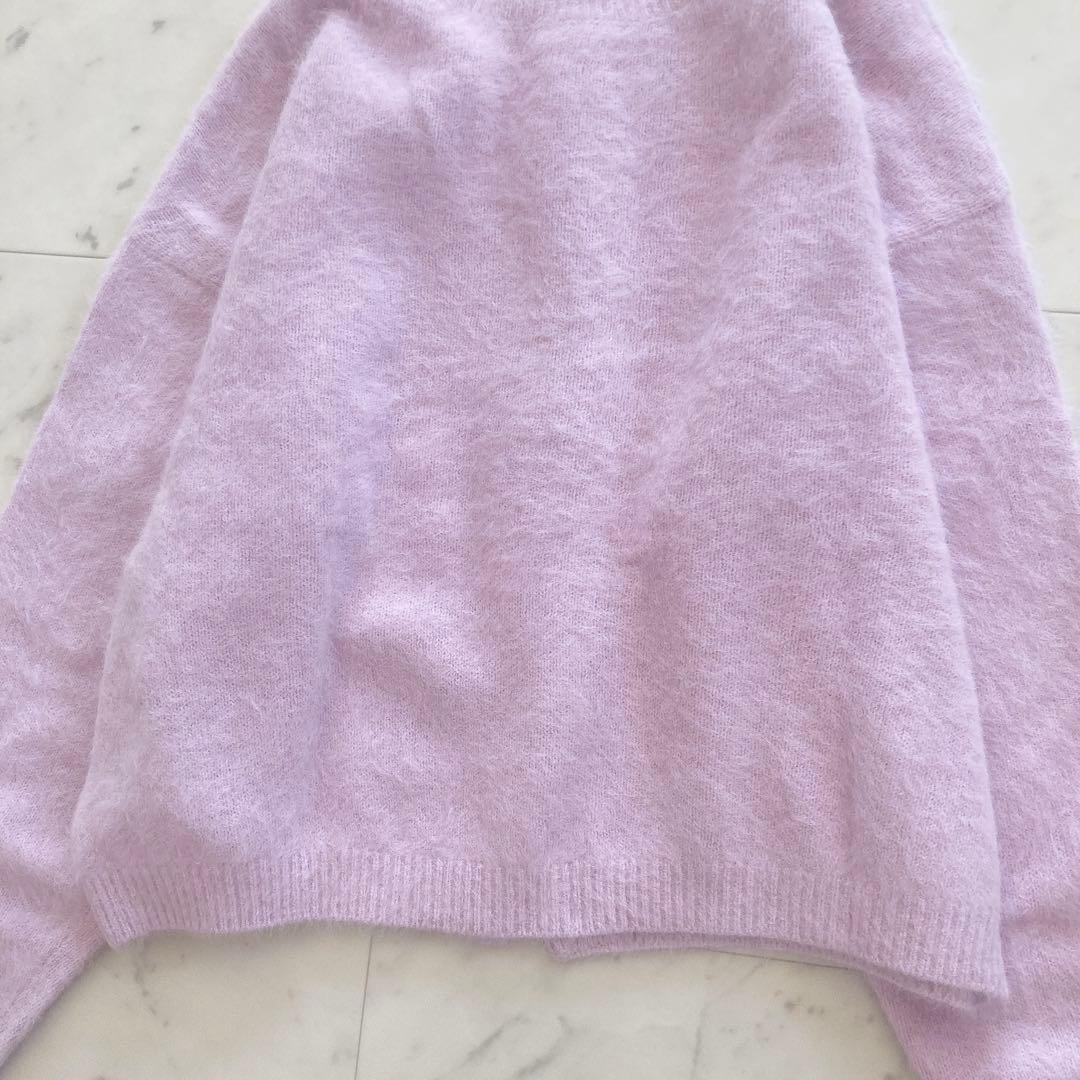 極美品　ラウンジドレス　FURカシミヤ2WAYニット　ふわふわ　カーディガン