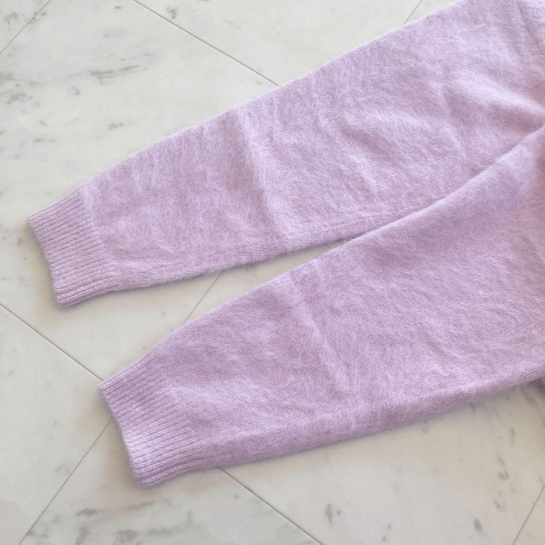 極美品　ラウンジドレス　FURカシミヤ2WAYニット　ふわふわ　カーディガン