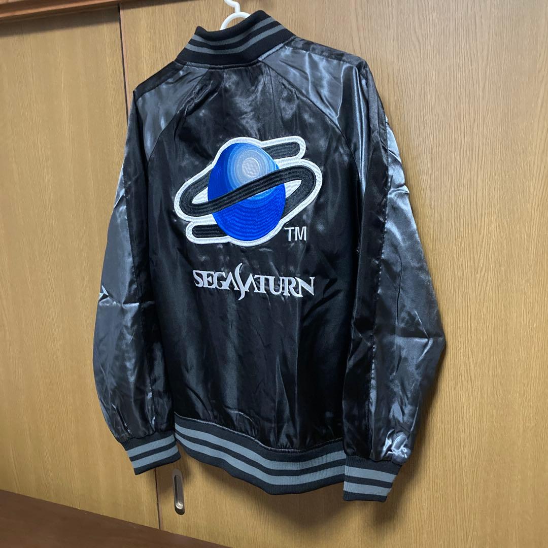 新品 Lサイズ セガサターン スカジャン　キーホルダー付き　刺繍