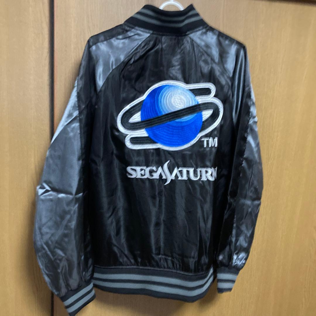 新品 Lサイズ セガサターン スカジャン　キーホルダー付き　刺繍
