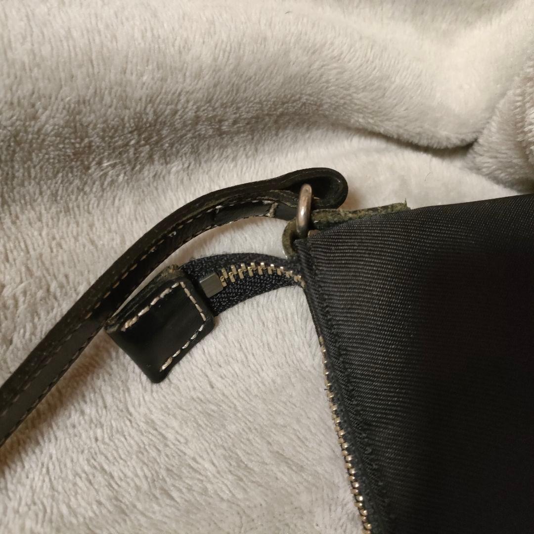 美品 バーバリー ブルーレーベル ハンドバッグ ナイロン ノバチェック ポーチ