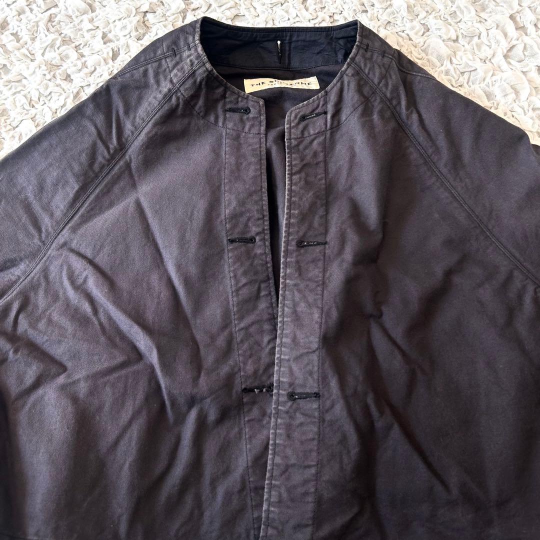 美品　シンゾーン モーターサイクルジャケット　ノーカラー　ヴィンテージ