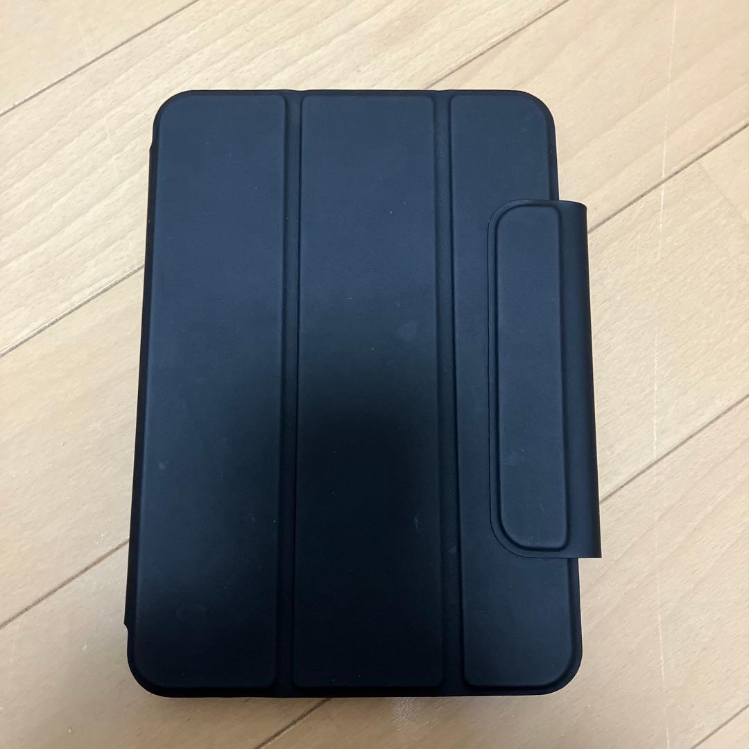 iPad mini パープル ブラックカバー付き
