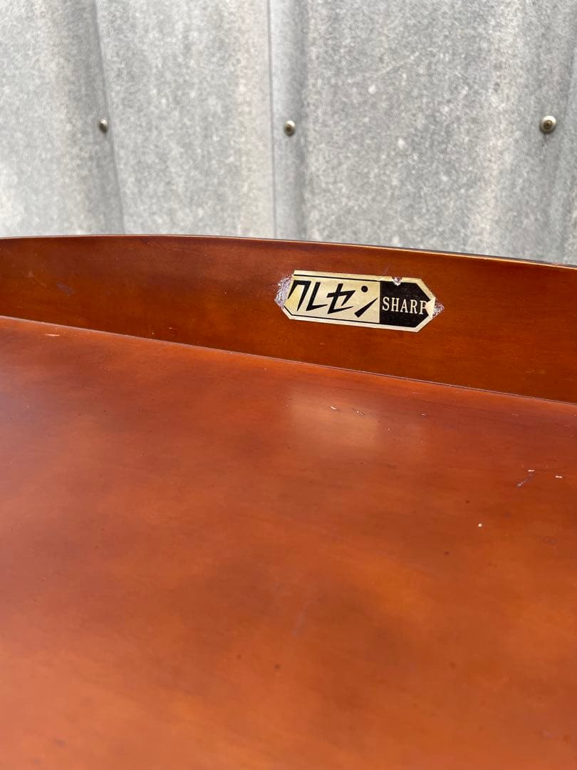 稀少/古道具/昭和レトロ/クレセン/木製/無垢材/本棚/飾り棚/収納棚/店舗什器