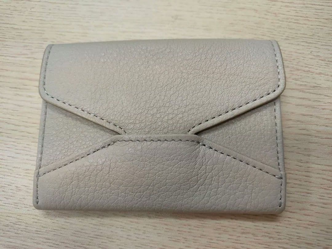 土屋鞄 TUCHIYA KABAN エンベロープカードケース クレイ色 本革