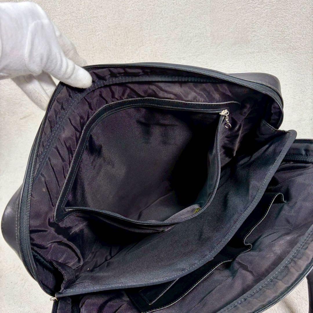 【美品✨】コーチ ハンドバッグ ビジネスバッグ オールレザー 黒　通勤　A4