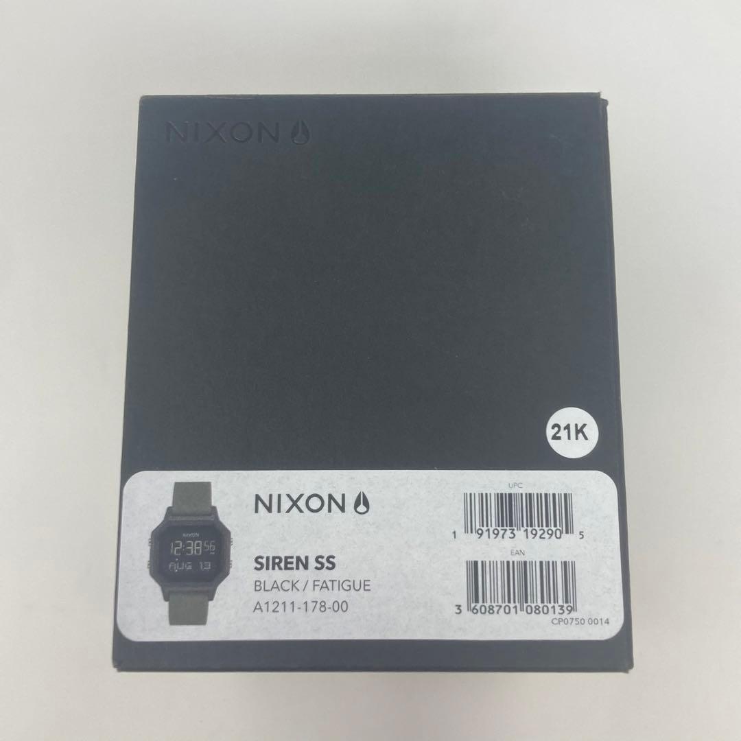 ニクソン腕時計　Nixon Siren SS Black/Fatigue