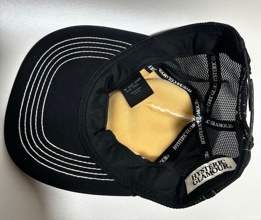 レア 希少 白タグ ／ ヒステリックグラマー スピードスター キャップ ブラック