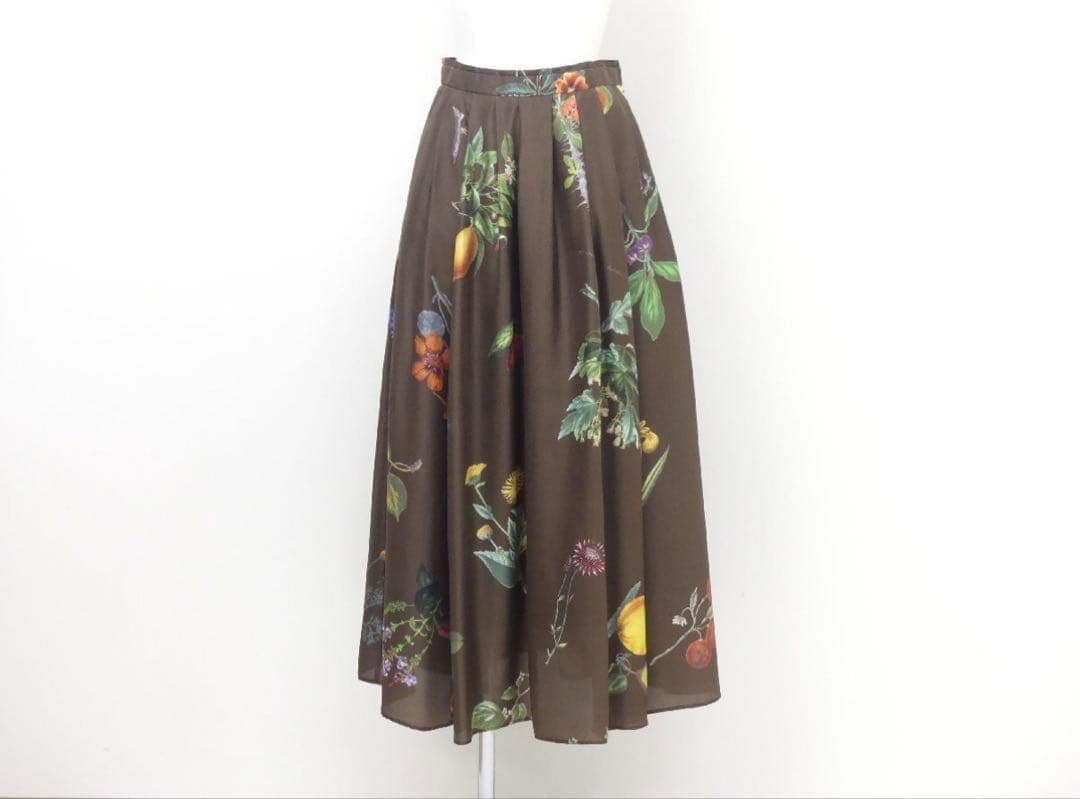 【未使用✨】CABaNGreenShower25年SSボタニカルロングスカート