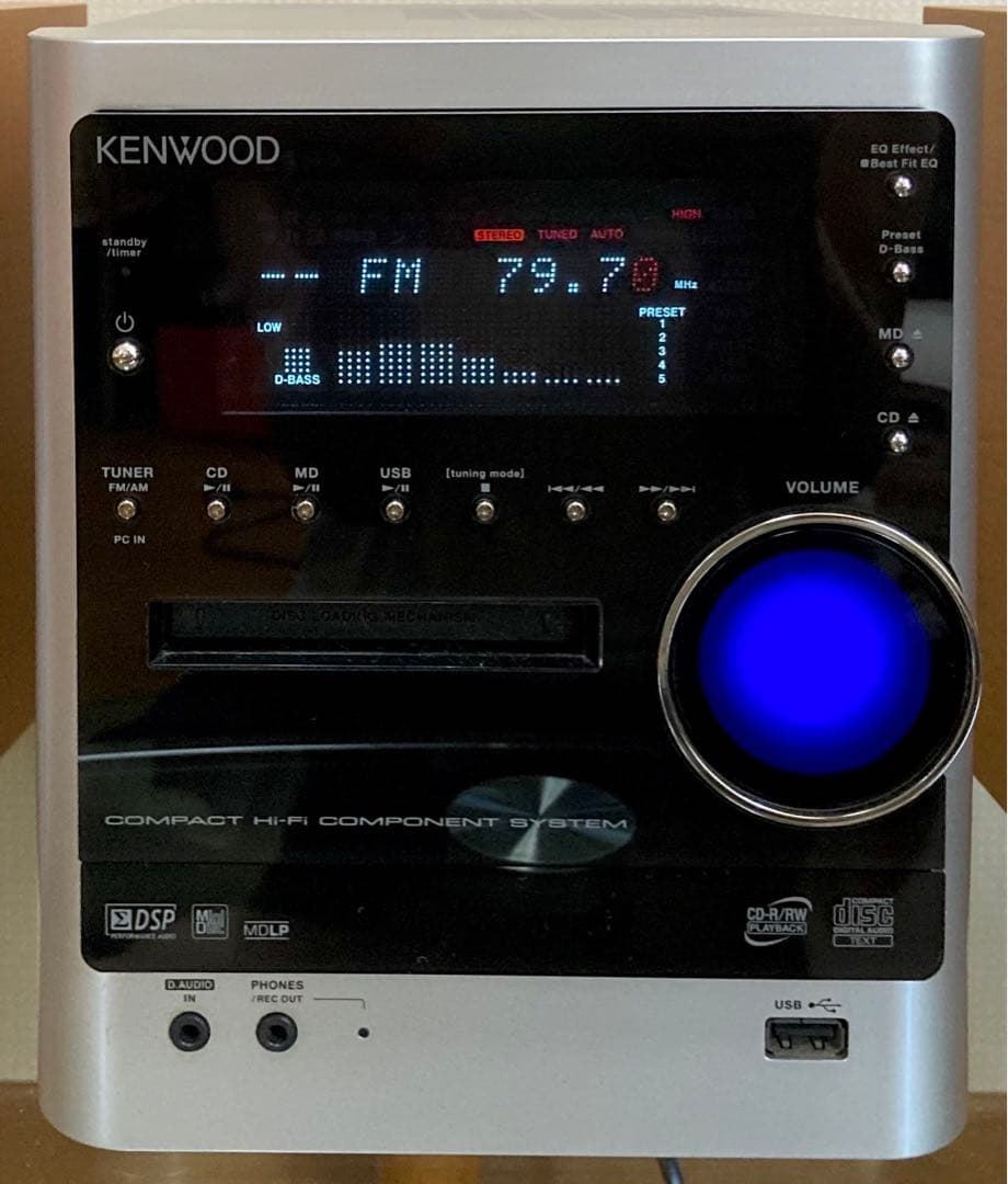 【美品】KENWOOD　RMD-NDL100　MD・CD・USB・希少可動品