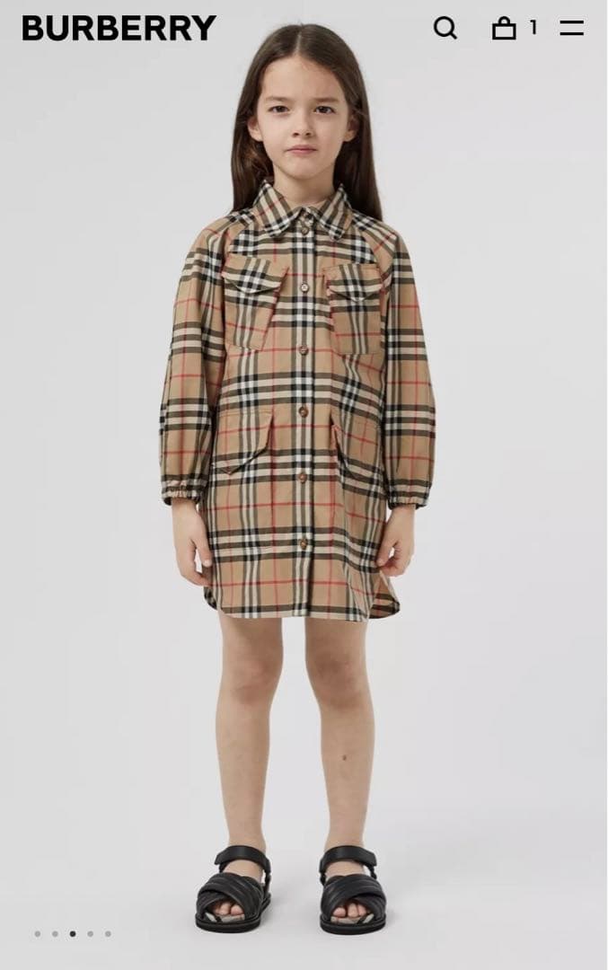 バーバリーキッズ☆ワンピース☆size10