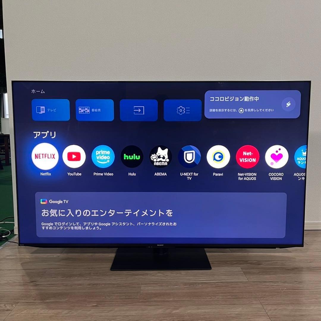 SHARP 液晶テレビ 4T-C65EP1 65V型 2024年製 Y107