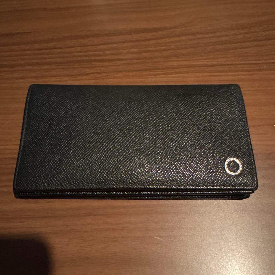 BVLGARI ブルガリ レオーニ 2つ折長財布 キャンバス パテントレザー