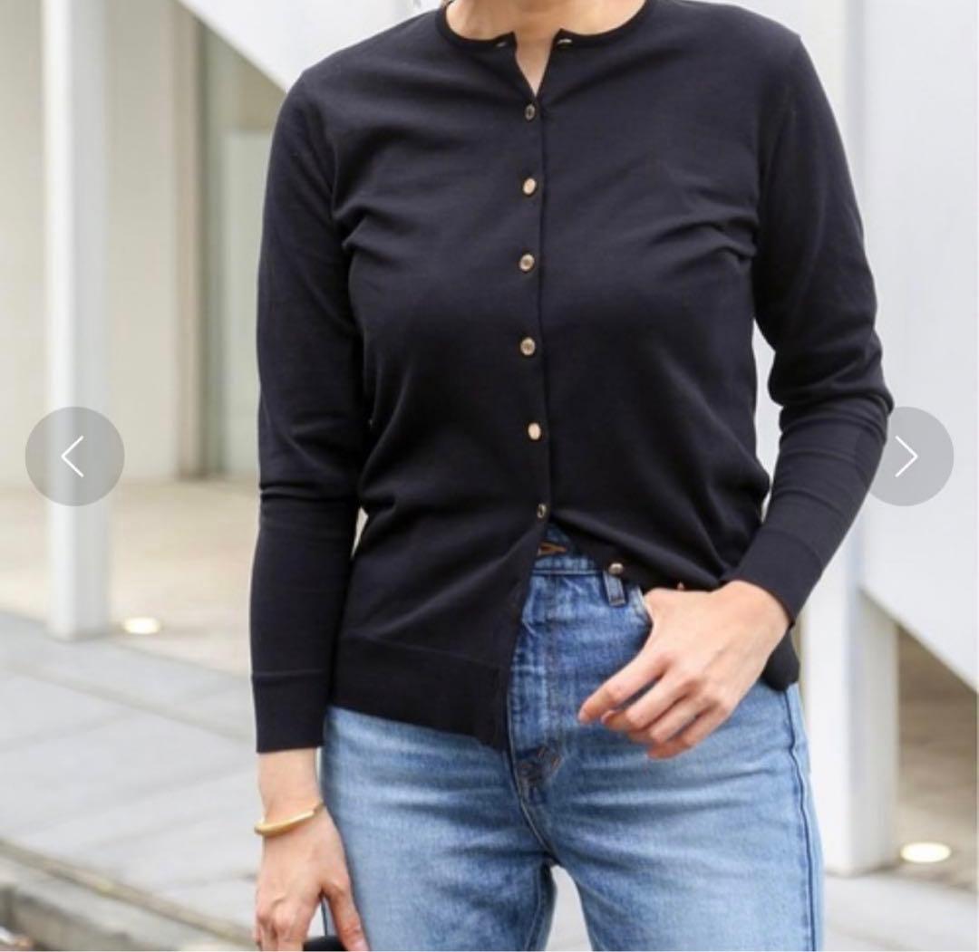 新品タグ付　FF graceクルーネックカーディガン　ドゥーズィエムクラス